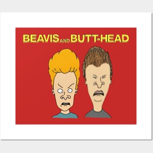 Beavis and Butt-Head, funny design Posters and Art